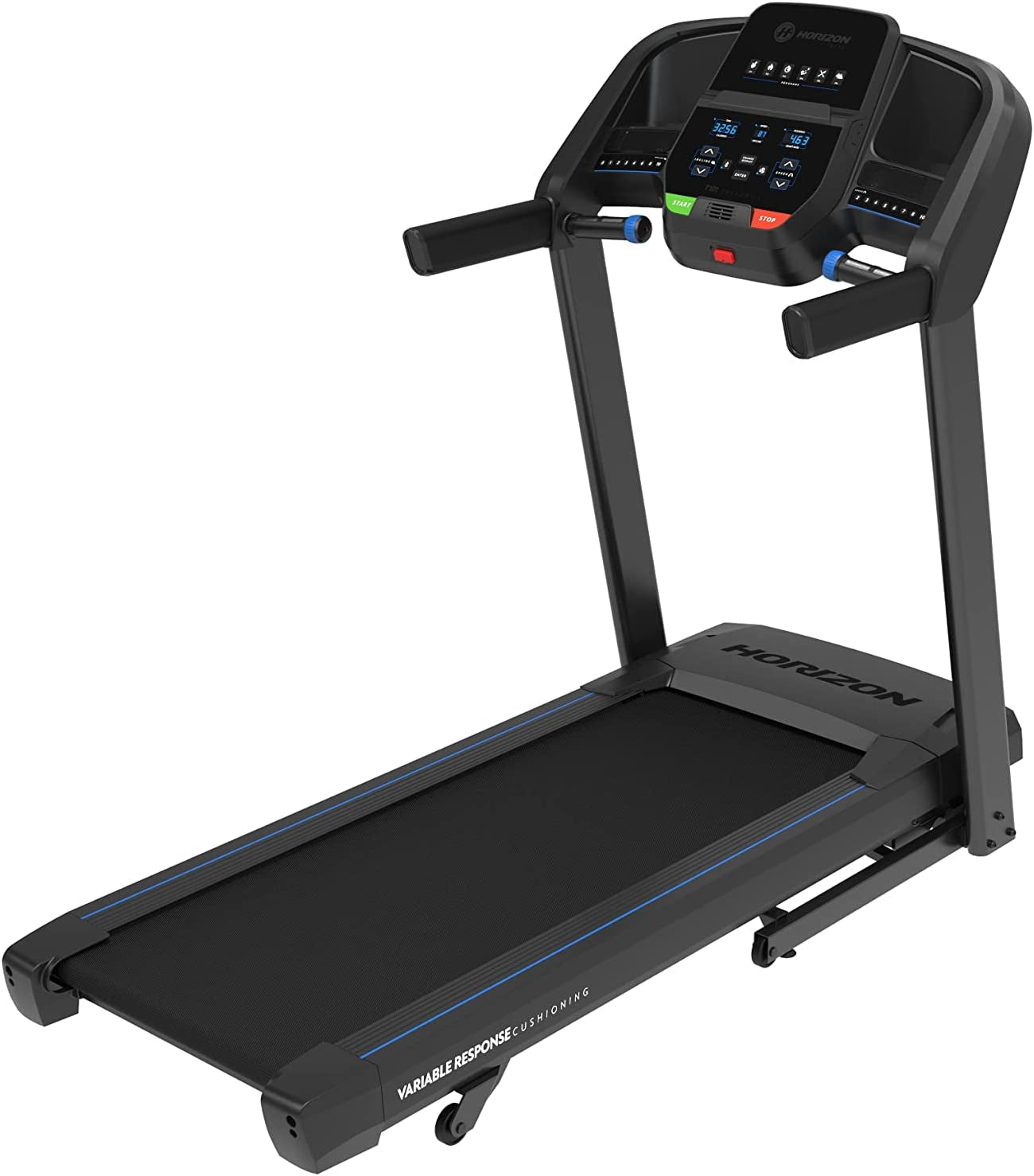 T101 Folding Treadmill with Incline for Running and Walking