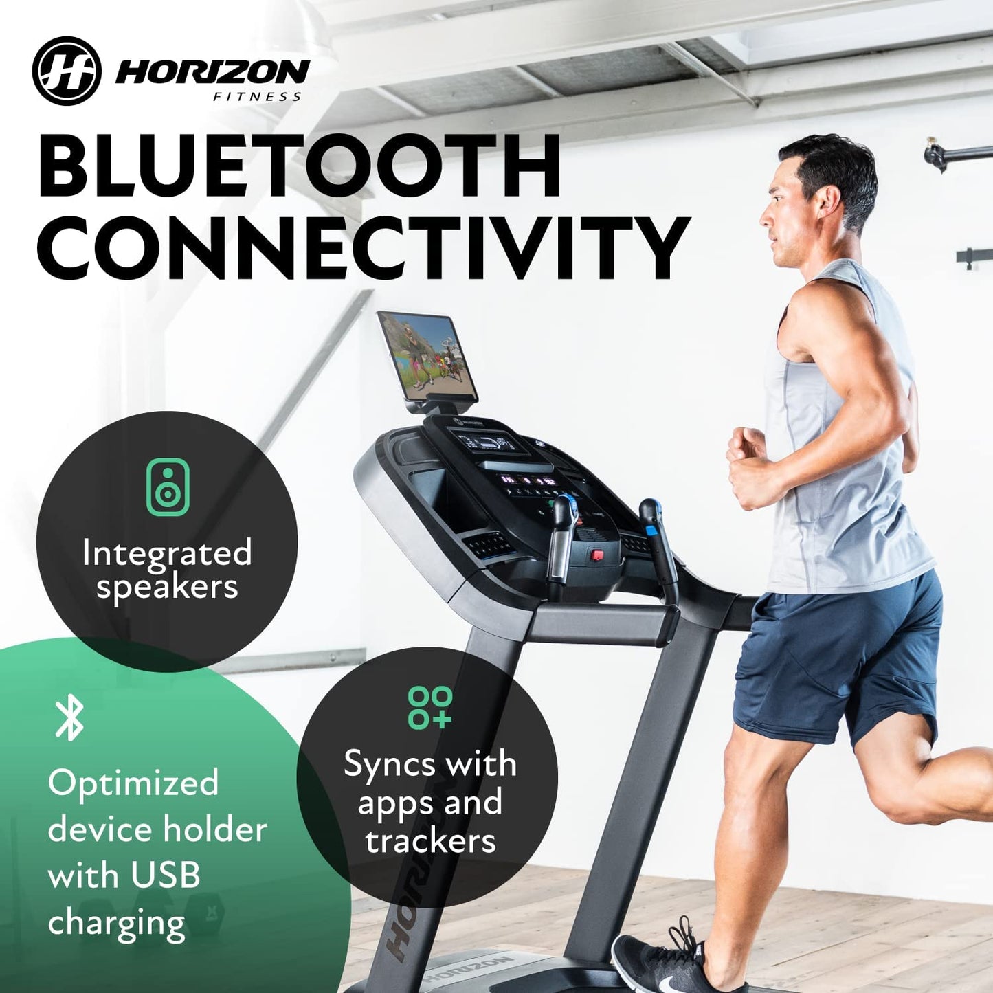 7.0 AT Studio Series Smart Treadmill with Bluetooth and Incline